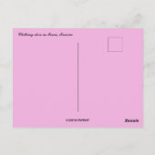 Carte Postale Magasin de vêtements et fleurs à Tunis (Dos)