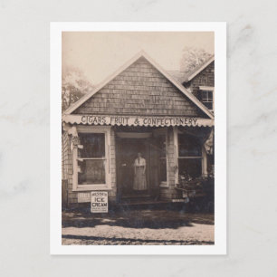 Carte Postale Magasin général, Rumson, New Jersey Vintage