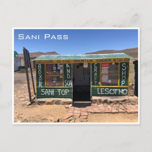 Carte Postale magasin principal de sani (Devant)