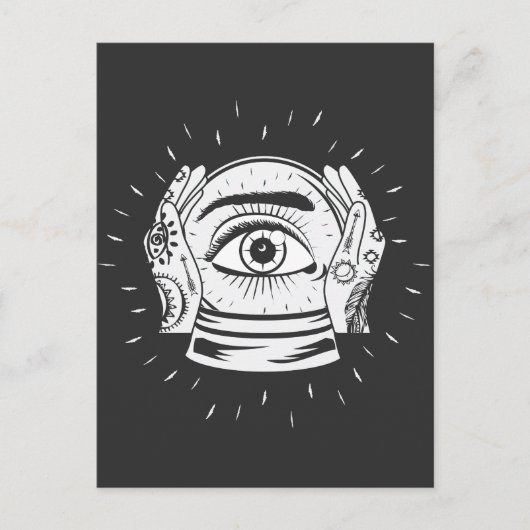 Carte Postale Magasins Psychiques Crystal Ball Fortune (Devant)