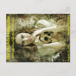 Carte Postale Magazine de chambre fille avec crâne