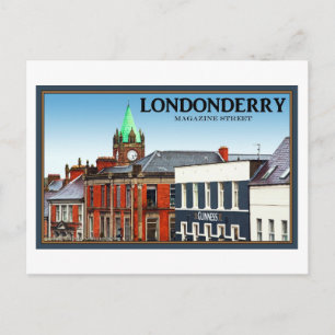 Carte Postale Magazine Street à Londonderry