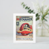 Carte Postale Magazine vintage Modern Mechanix (Debout devant)