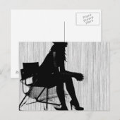 Carte Postale Magdalen noir (Devant / Derrière)