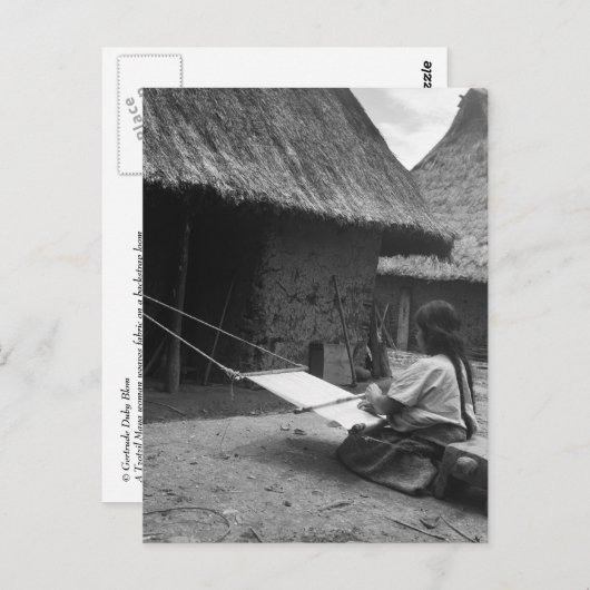 Carte Postale Magdalenas, Chiapas, Mexique (Devant / Derrière)