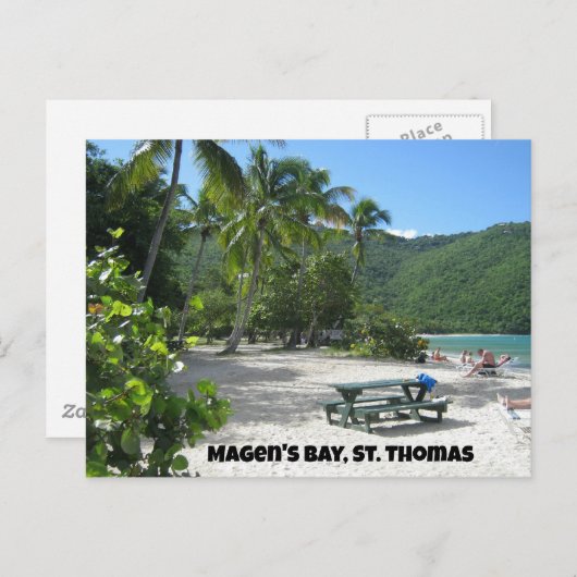 Carte Postale Magen's Bay, St. Thomas (Devant / Derrière)