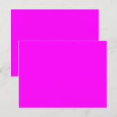 Carte Postale magenta couleur (Devant / Derrière)