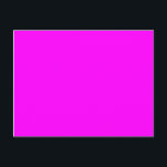 Carte Postale magenta couleur<br><div class="desc">couleur fuchsia / magenta FF00FF type de violet</div>