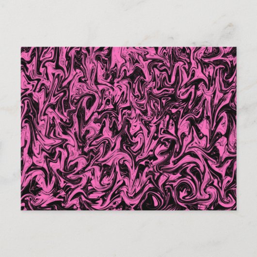 Carte Postale Magenta et spirale noire (Devant)