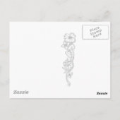 Carte postale Magenta Hibiscus (Dos)