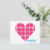 Carte Postale Magenta Plaid 2 (Debout devant)