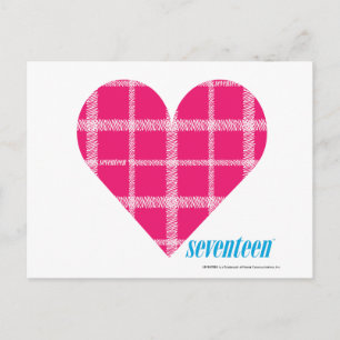 Carte Postale Magenta Plaid 2