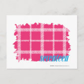 Carte Postale Magenta Plaid 4 (Devant)