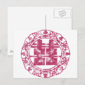 Carte Postale Magenta Shuan Xi (Devant / Derrière)