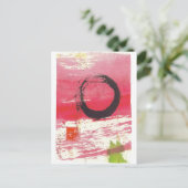 Carte postale Magenta Zen Circle (Debout devant)