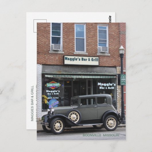 Carte Postale Maggie's Bar & Grill (Devant / Derrière)