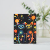 Carte Postale Magic cats (Debout devant)