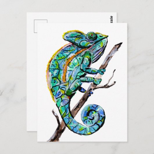 Carte Postale Magic Chameleon (Devant / Derrière)
