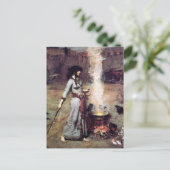 Carte Postale Magic Circle 1886 Waterhouse (Debout devant)