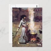 Carte Postale Magic Circle 1886 Waterhouse (Devant / Derrière)