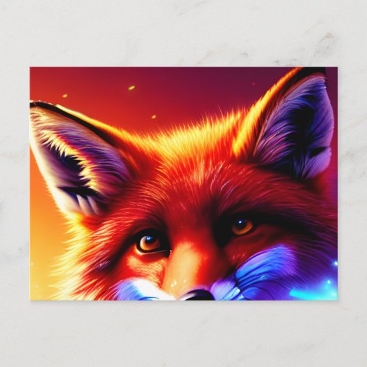 Carte postale Magic Fox Dreams (Devant)