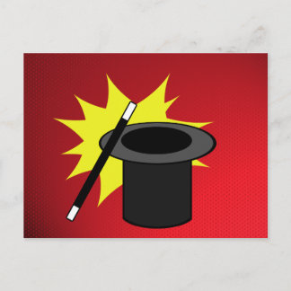 Carte Postale Magic Me/ Casquette du magicien