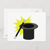 Carte Postale Magic Me/ Casquette du magicien (Devant / Derrière)