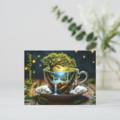 Carte Postale Magic teacup paysage fantastique nature (Debout devant)