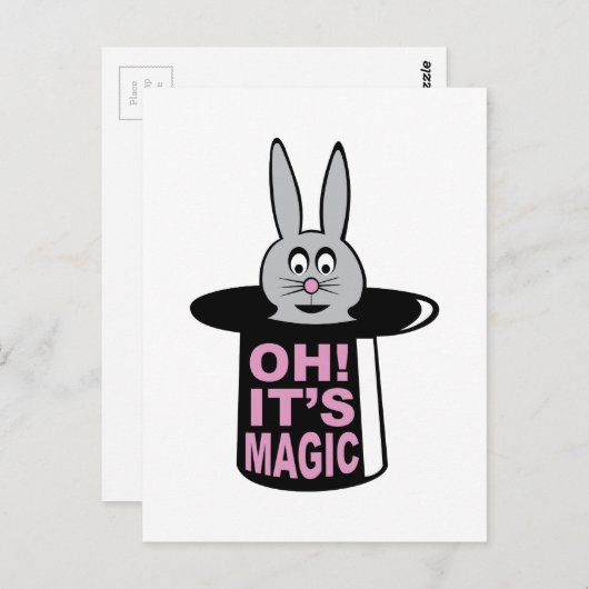 Carte Postale Magic Trick (Devant / Derrière)