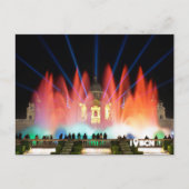 Carte Postale Magical fountain, Barcelone, Spain (Devant)