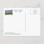 carte postale, "MAGICAL HANALEI" (KAUAI) (Dos)