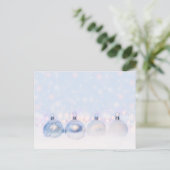 Carte Postale Magical Metallic Christmas Balls (Debout devant)