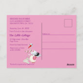 Carte Postale Magical Rainbow Baby Mermaids Fête Douche (Dos)