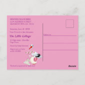 Carte Postale Magical Rainbow Baby Mermaids Fête Douche (Dos)