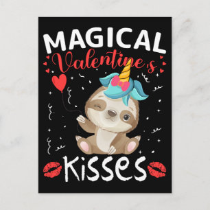 Carte Postale Magical Valentine's Kisses