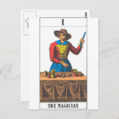 Carte Postale magicien (Devant / Derrière)