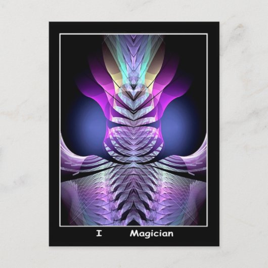 Carte Postale Magicien (Devant)