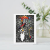 Carte Postale Magicien de l'Assistant d'incendie mystique (Debout devant)