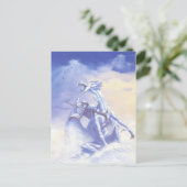 CARTE POSTALE MAGICIEN D'HIVER (Debout devant)