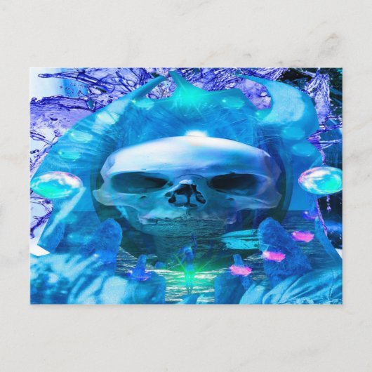 Carte Postale Magicien du crâne (Devant)