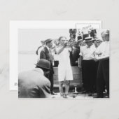 Carte Postale Magicien Harry Houdini Overboard Box Escape 1912 (Devant / Derrière)