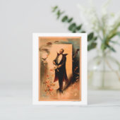 Carte Postale Magicien Sortir les Roses de l'affiche Casquette (Debout devant)