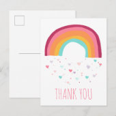 Carte Postale Magie Arc-en-ciel de Joie - Merci (Devant / Derrière)