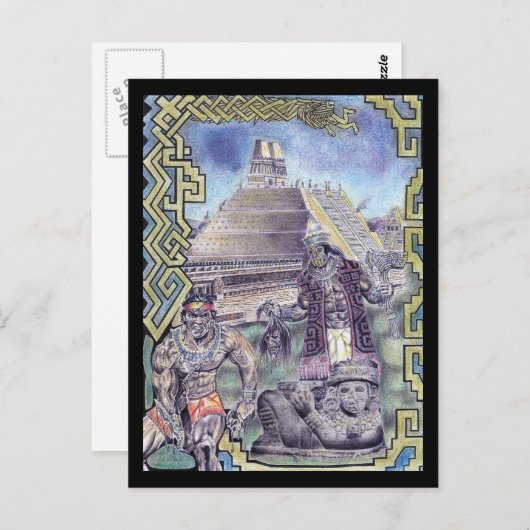 Carte Postale Magie Aztèque (Devant / Derrière)