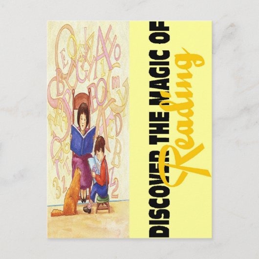 Carte Postale Magie de lecture (Devant)