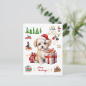 Carte Postale magie de noël (Debout devant)