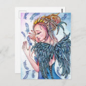 Carte Postale Magie de plume (Devant / Derrière)