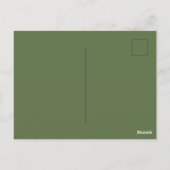 Carte Postale Magie de sorcière verte (Dos)