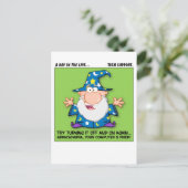 Carte Postale Magie du support technique (Debout devant)