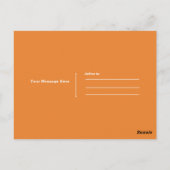 Carte Postale Magique Halloween noir Chat bleu brillant (Dos)